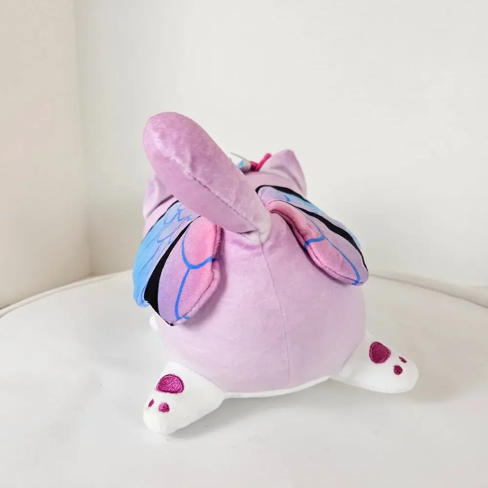 Kawaii Butterfly Unicorn Cat Plush Pillow Stuffed Animal 10” Soft Toy Purple